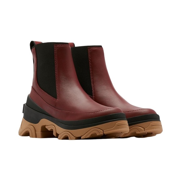 Sorel NIB Brex Chelsea Waterproof Boot Spice/Black Women’s Size 8 - Picture 2 of 8